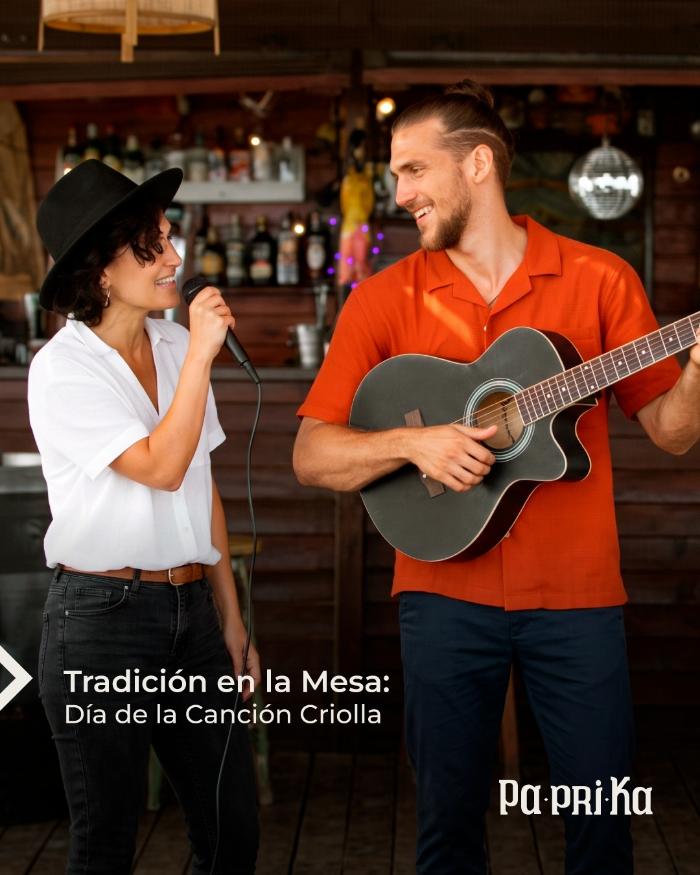 Celebración del Día de la Canción Criolla en Páprika Restaurante