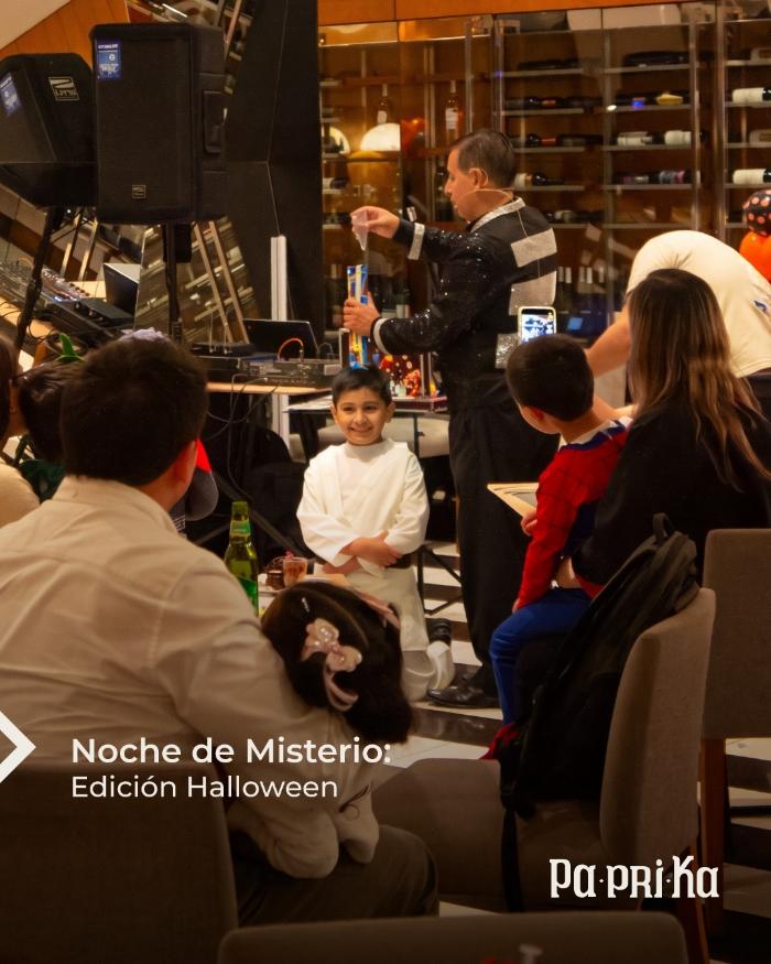 Noche de Misterios en Páprika Restaurante por Halloween